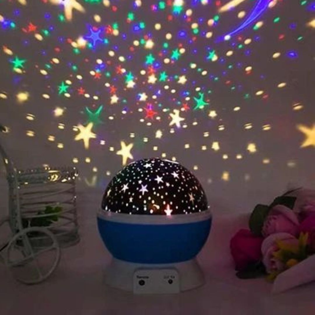 Night Light Star Lamp Starry Sky Projector| Galaxy Projector Starry Sky Rotating LED Night Light| 360° Rotation LED Star Light Lamp Table Night Lamp with 8 Color Lights Projection